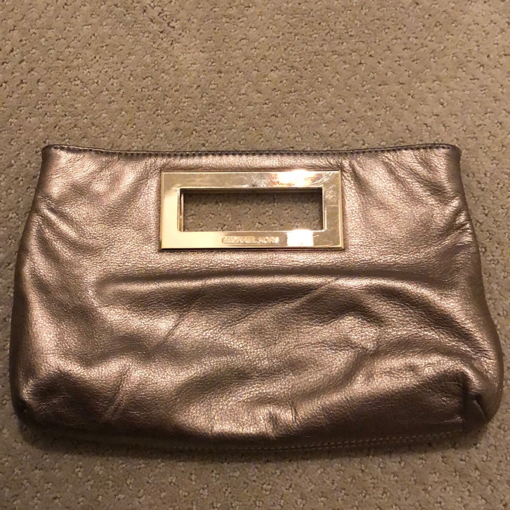 Michael Kors clutch leather bag